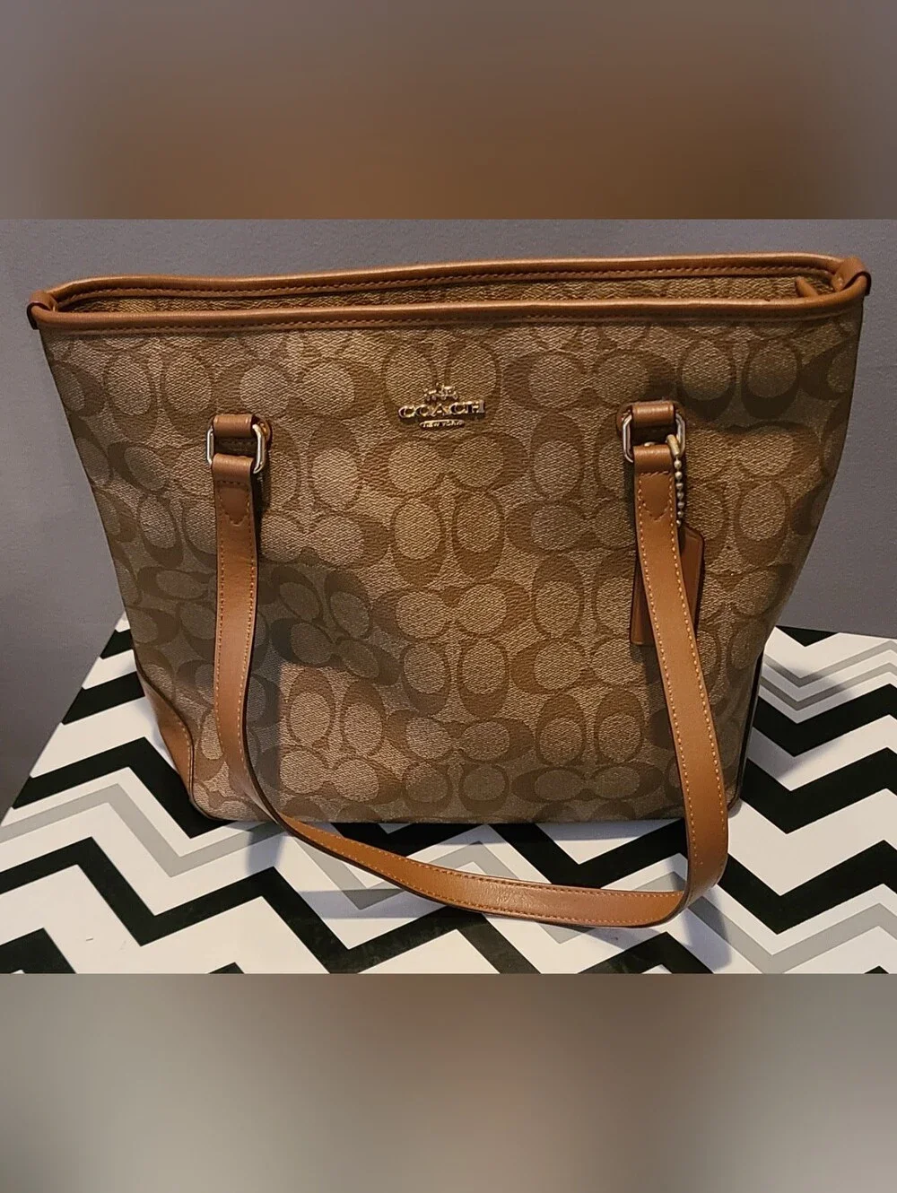 Coach Signiture Tote Bag Medium